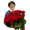 Bukiet czerwonych róż