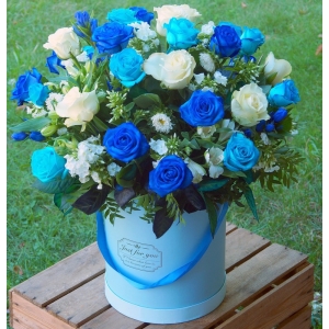 Flower Box niebieski