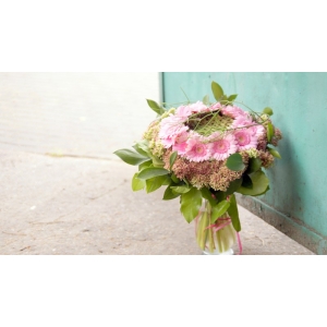 Różowy bukiet. Kwiaciarnia w Starachowicach