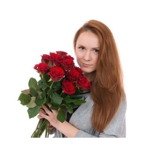 9 czerwonych róż. Kwiaty z dostawą, Starachowice