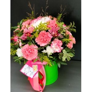 Kolorowy flower box - Dzień Babci