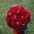 Wiązanka ślubna z prawdziwych czerwonych róż.