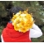 Żółty bukiet z kwiatów mieszanych. Starachowice